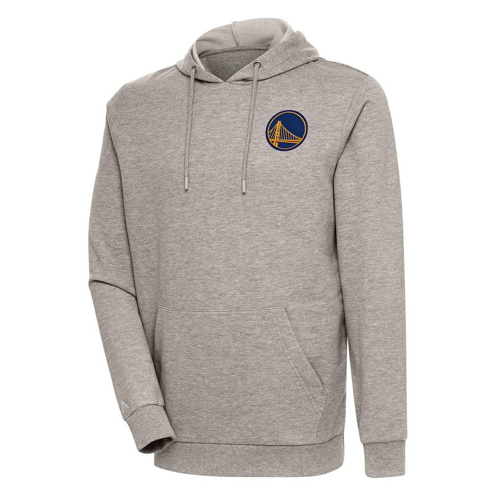 Golden State Warriors Antigua Action Pullover Hoodie Oatmeal - NBA
