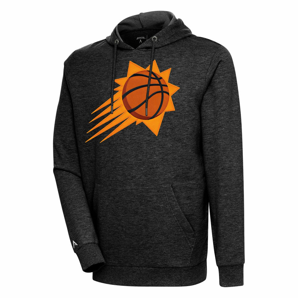 Phoenix Suns Antigua Action Pullover Hoodie Heather Black - NBA