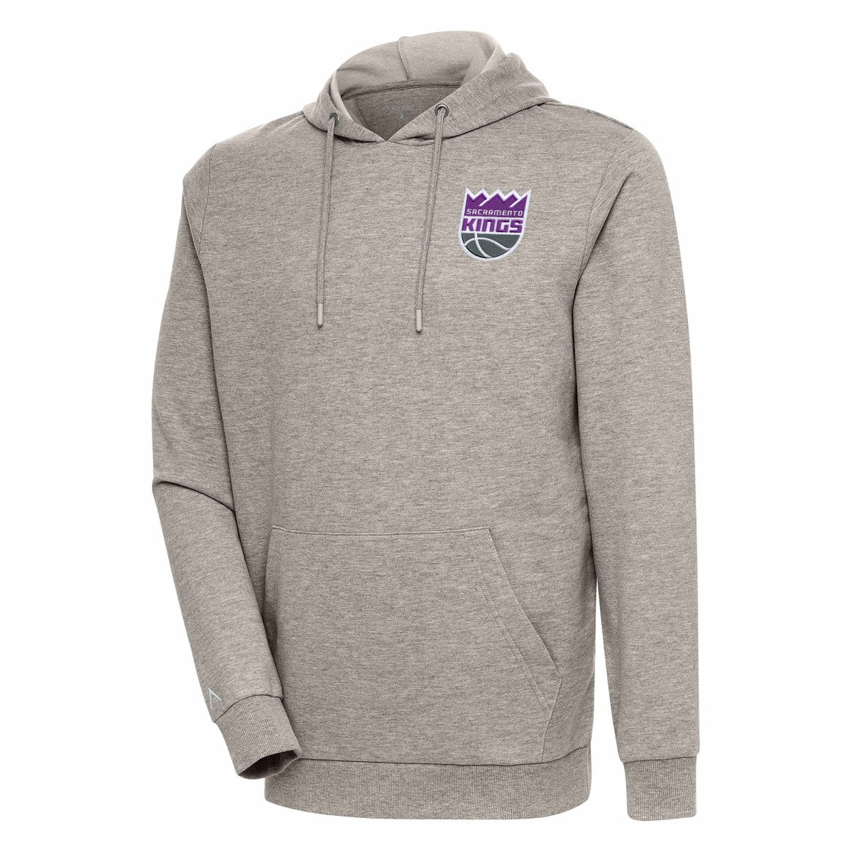 Sacramento Kings Antigua Action Pullover Hoodie Oatmeal - NBA