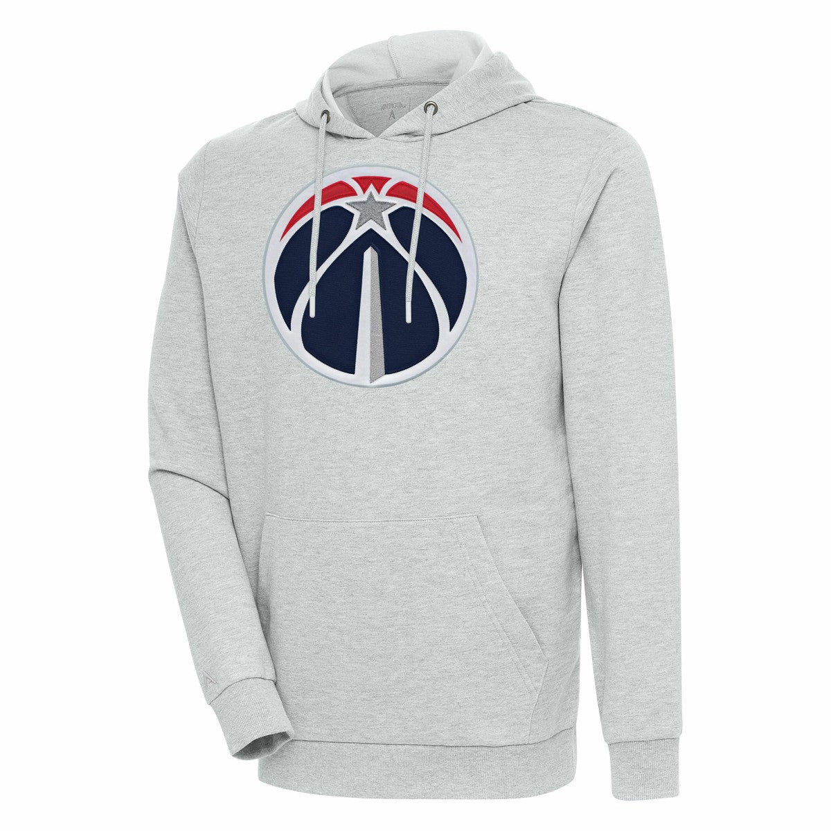 Washington Wizards Antigua Action Pullover Hoodie Heather Gray - NBA