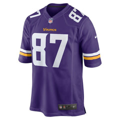 T.J. Hockenson Minnesota Vikings Game Player Jersey Purple | Nike for Sale