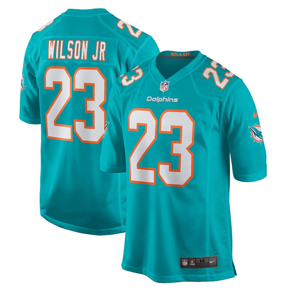 Jeff Wilson Jr. Miami Dolphins Game Player Jersey Aqua | Nike for Sale