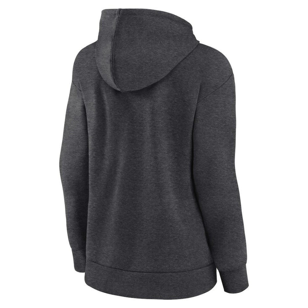 Dallas Stars Women's Primary Logo Pullover Hoodie - Charcoal - NHL