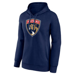 Florida Panthers Women's Primary Logo Pullover Hoodie - Navy - NHL