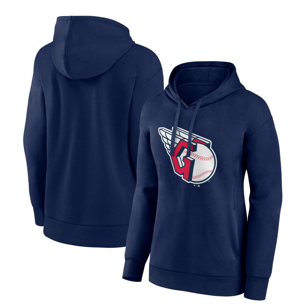 Cleveland Guardians Women's Core Logo Pullover Hoodie - MLB