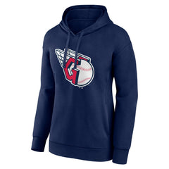 Cleveland Guardians Women's Core Logo Pullover Hoodie - MLB