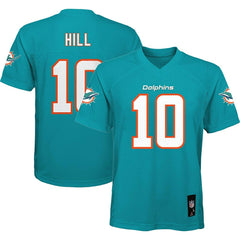Tyreek Hill Miami Dolphins Youth Replica Player Jersey Aqua | NFL