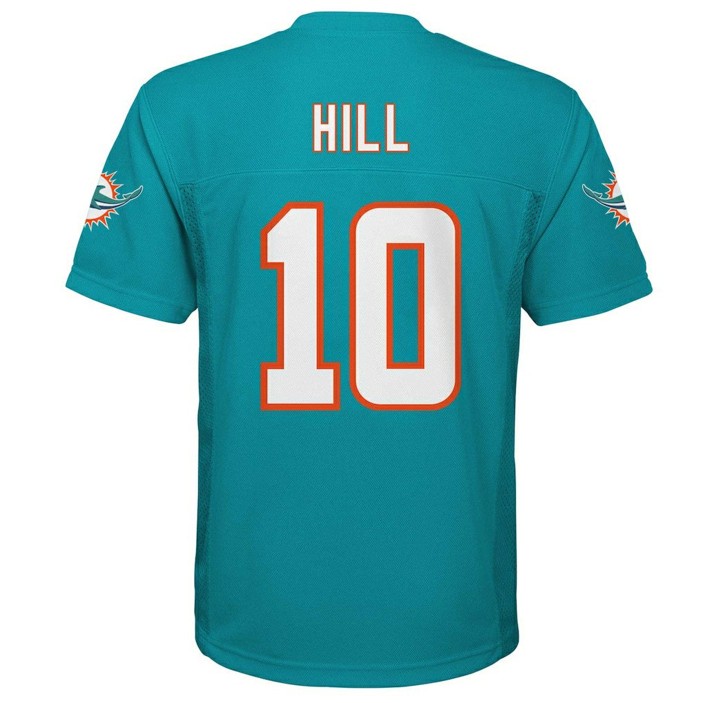 Tyreek Hill Miami Dolphins Youth Replica Player Jersey Aqua | NFL