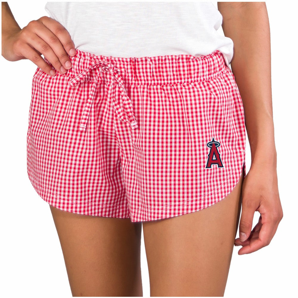 Los Angeles Angels Concepts Sport Women's Tradition Woven Shorts - MLB