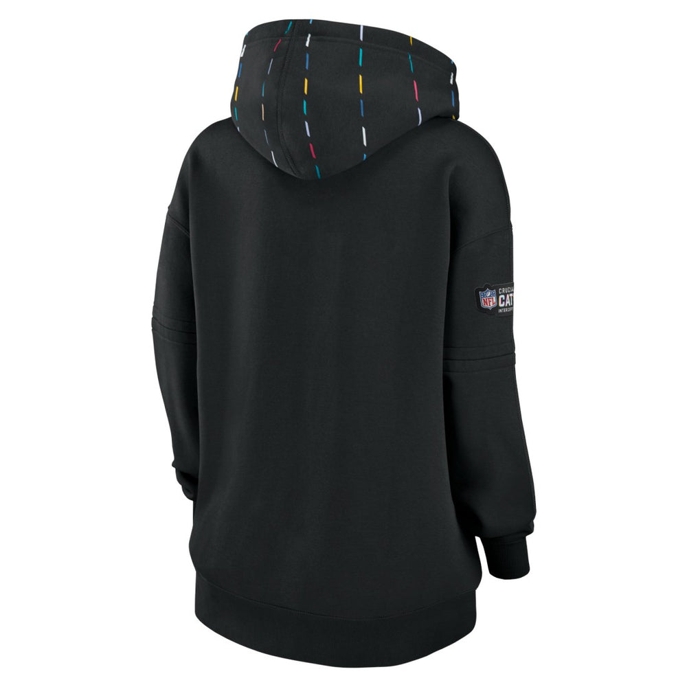 Houston Texans Women's 2023 NFL Crucial Catch Club Pullover Hoodie Black | Nike for Sale