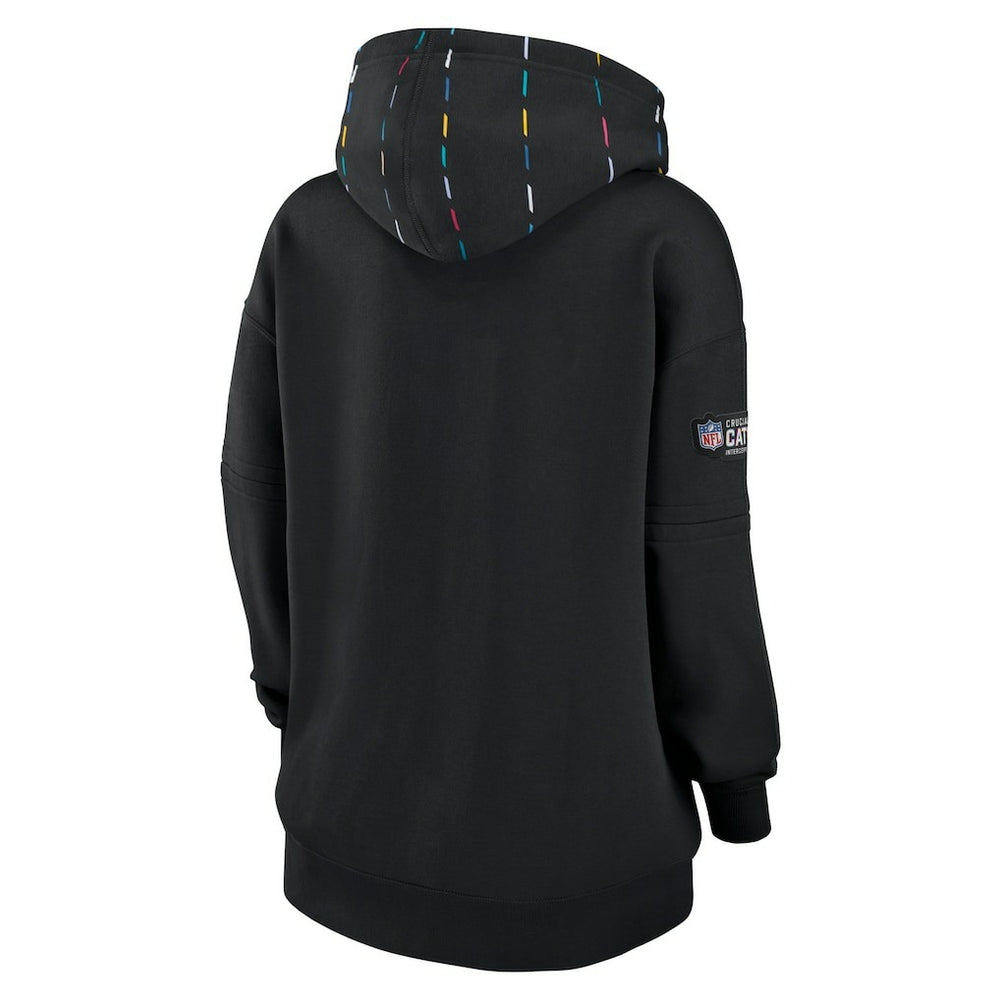 New York Jets Women's 2023 NFL Crucial Catch Club Pullover Hoodie Black | Nike for Sale