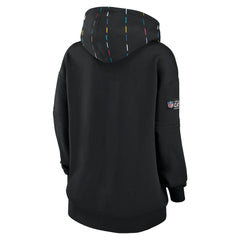 Las Vegas Raiders Women's 2023 NFL Crucial Catch Club Pullover Hoodie Black | Nike for Sale