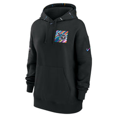 Tennessee Titans Women's 2023 NFL Crucial Catch Club Pullover Hoodie Black | Nike for Sale