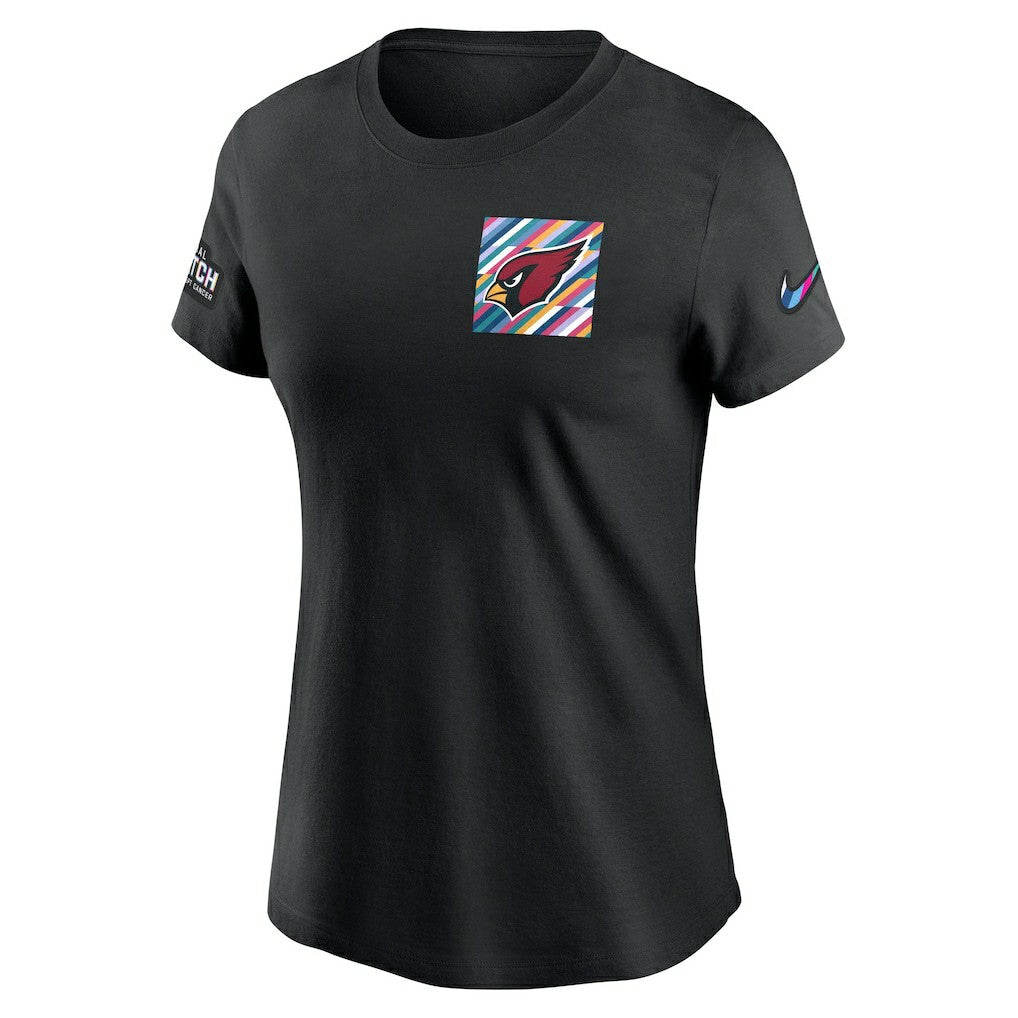 Arizona Cardinals Women's Crucial Catch Sideline Tri-Blend T-Shirt Black | Nike for Sale
