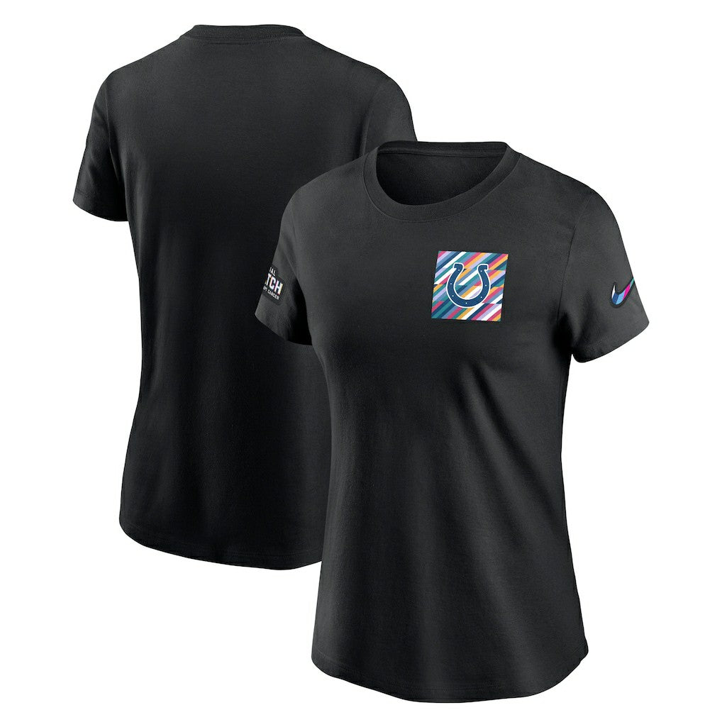 Indianapolis Colts Women's Crucial Catch Sideline Tri-Blend T-Shirt Black | Nike for Sale