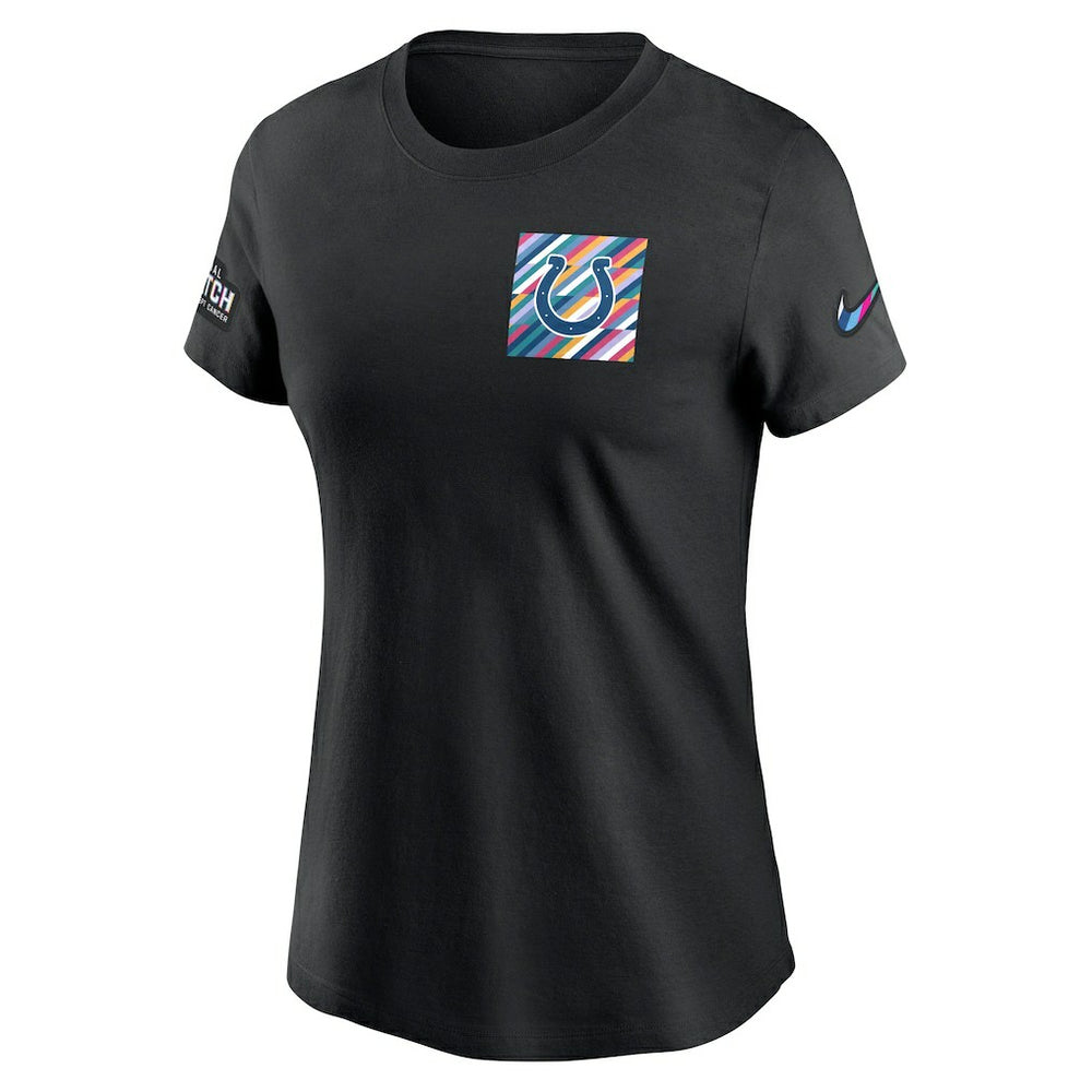 Indianapolis Colts Women's Crucial Catch Sideline Tri-Blend T-Shirt Black | Nike for Sale