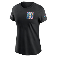 Indianapolis Colts Women's Crucial Catch Sideline Tri-Blend T-Shirt Black | Nike for Sale