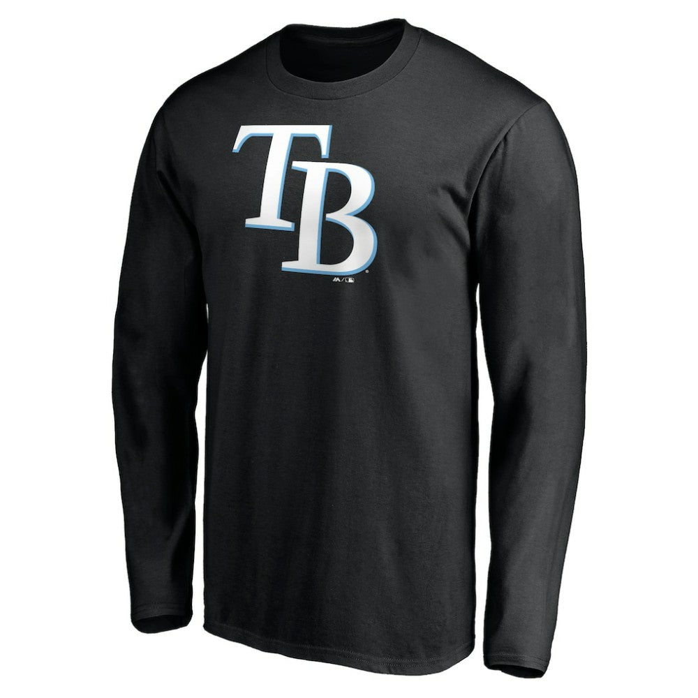 Tampa Bay Rays Official Team Logo Long Sleeve T-Shirt - MLB