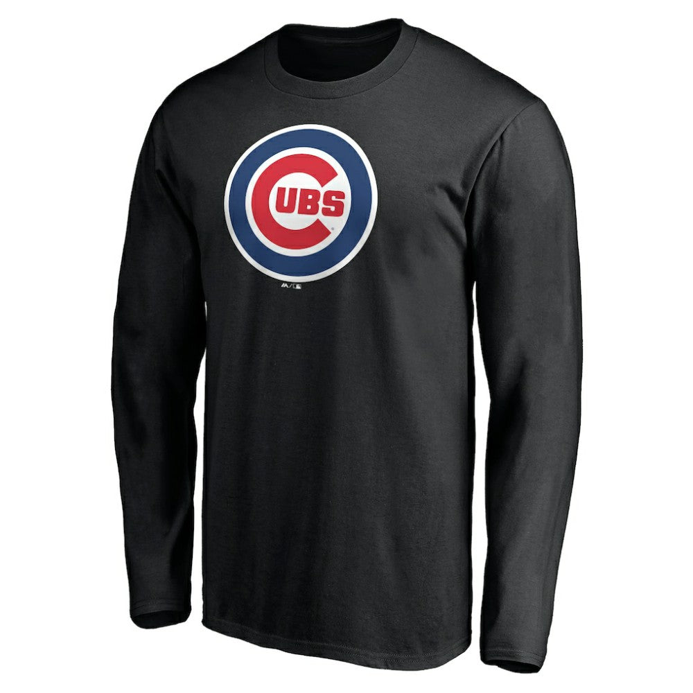 Chicago Cubs Official Team Logo Long Sleeve T-Shirt - MLB