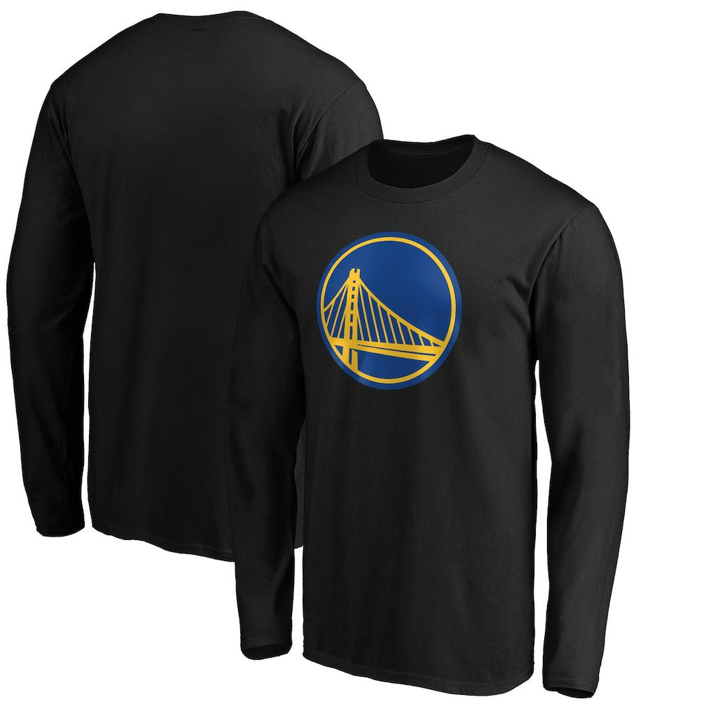 Golden State Warriors Primary Team Logo Long Sleeve T-Shirt Black - NBA