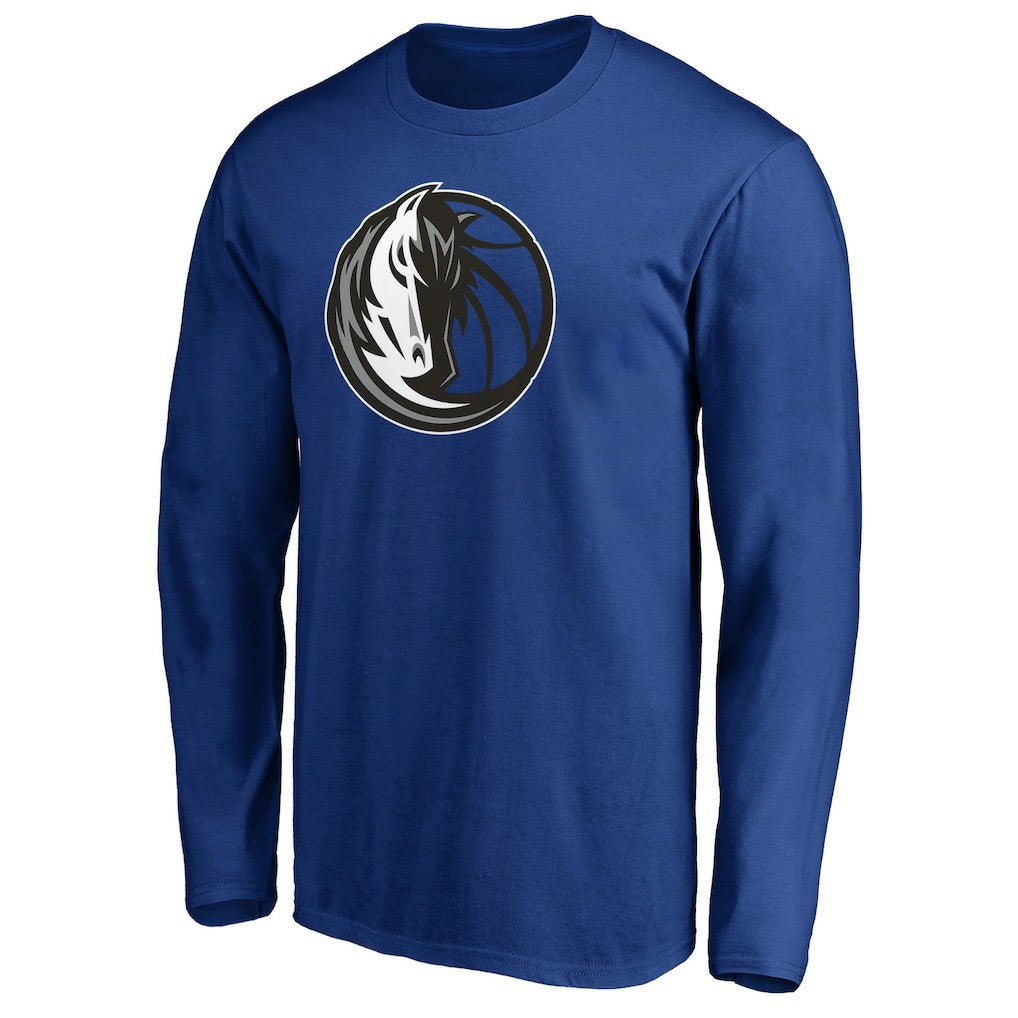 Dallas Mavericks Primary Team Logo Long Sleeve T-Shirt Blue - NBA