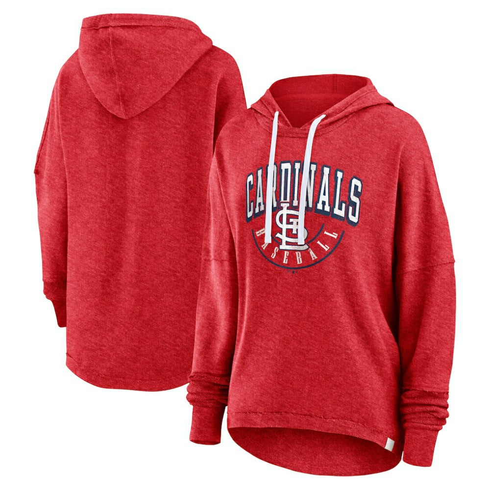 St. Louis Cardinals Fanatics Women's Luxe Pullover Hoodie - MLB
