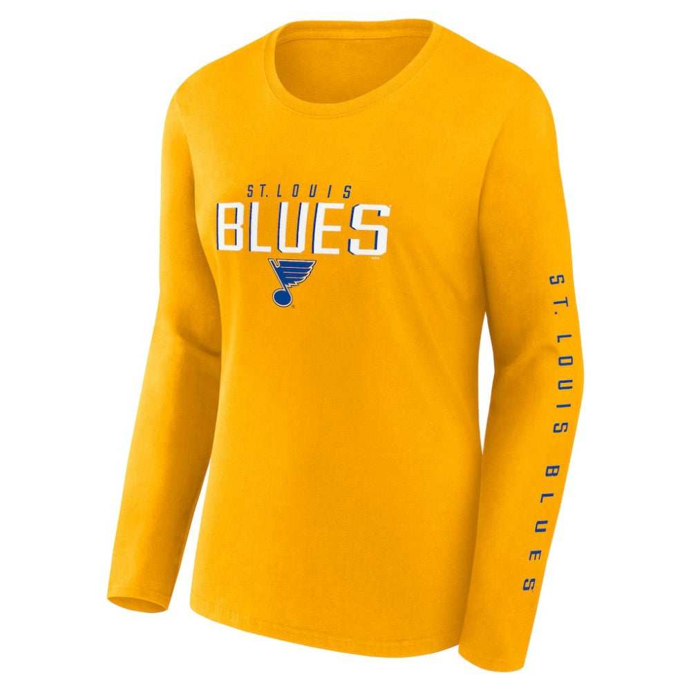 St. Louis Blues Fanatics Women's Long and Short Sleeve Two-Pack T-Shirt Set - Blue - NHL