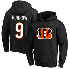 Joe Burrow Cincinnati Bengals Big & Tall Fleece Name & Number Pullover Hoodie Black | Fanatics