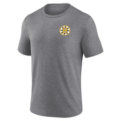 Boston Bruins Fanatics Winger Tri-Blend T-Shirt - Heather Gray - NHL