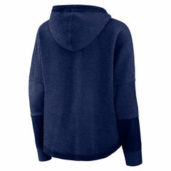 Tennessee Titans Women's Lightewight Modest Crop Lounge Helmet Arch Pullover Hoodie Navy | Fanatics