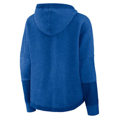 Los Angeles Rams Women's Lightewight Modest Crop Lounge Helmet Arch Pullover Hoodie Royal | Fanatics