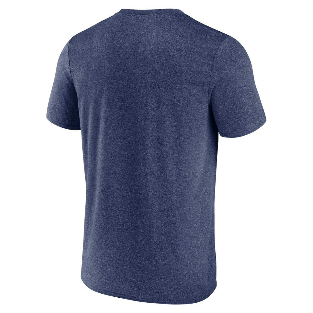 Seattle Kraken Fanatics Playmaker T-Shirt - Heather Deep Sea Blue - NHL