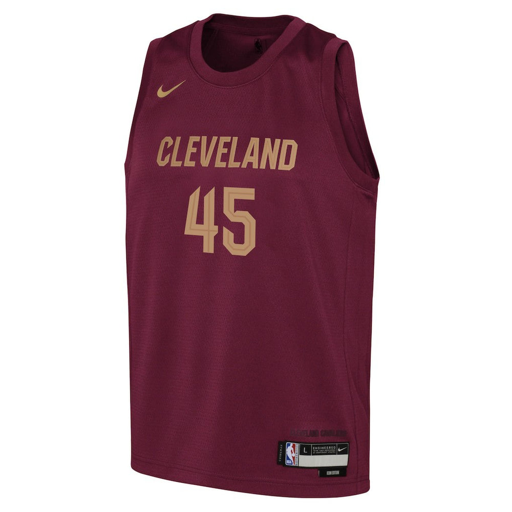 Donovan Mitchell Cleveland Cavaliers Youth Swingman Jersey Icon Editi- Wine - NBA