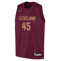 Donovan Mitchell Cleveland Cavaliers Youth Swingman Jersey Icon Editi- Wine - NBA