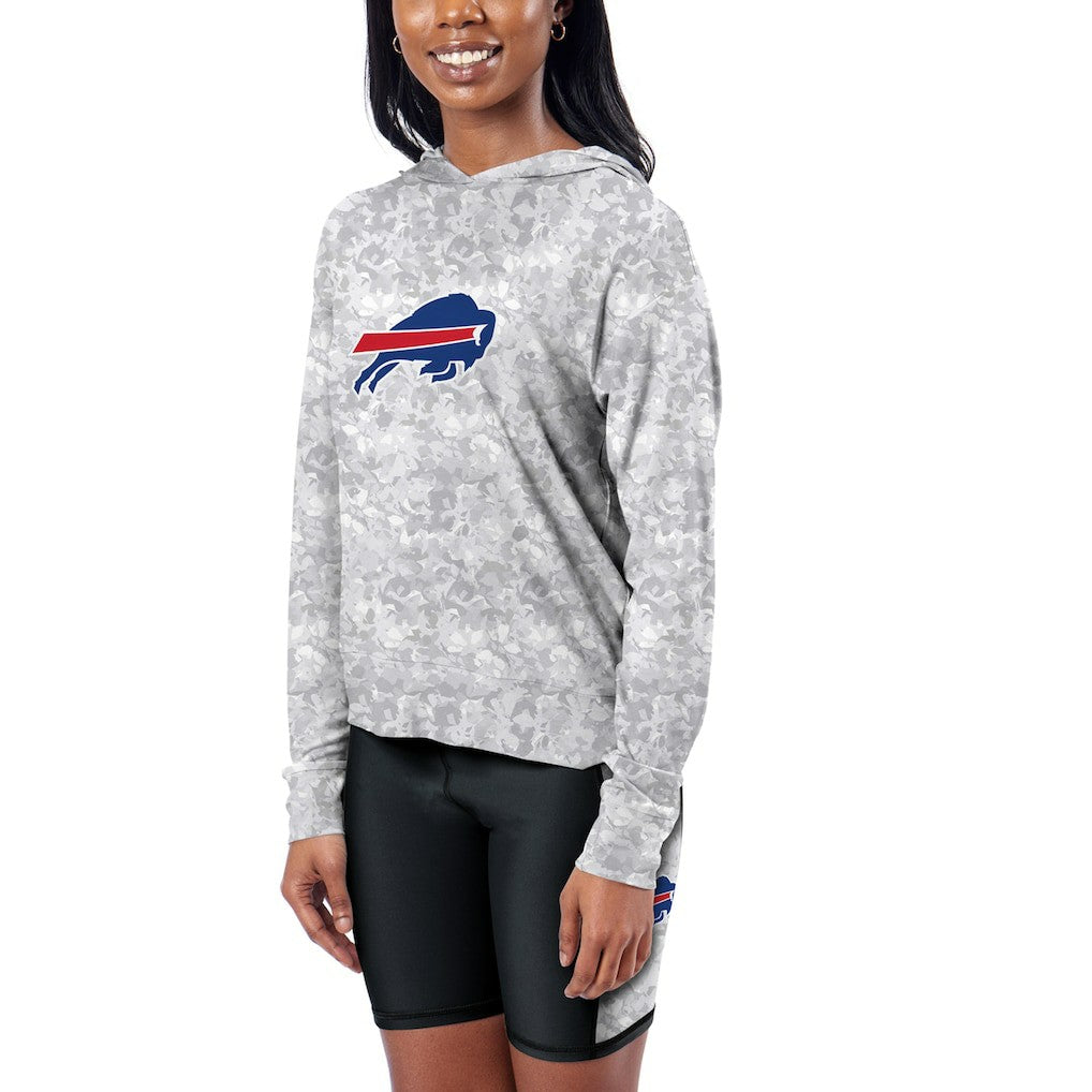 Buffalo Bills Certo Women's Session Pullover Hoodie Gray | NFL