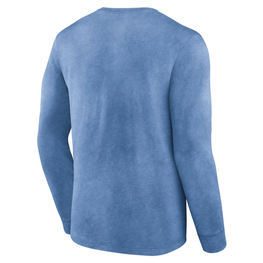 St. Louis Blues Fanatics Keep The Zone Long Sleeve T-Shirt - Heather Blue - NHL