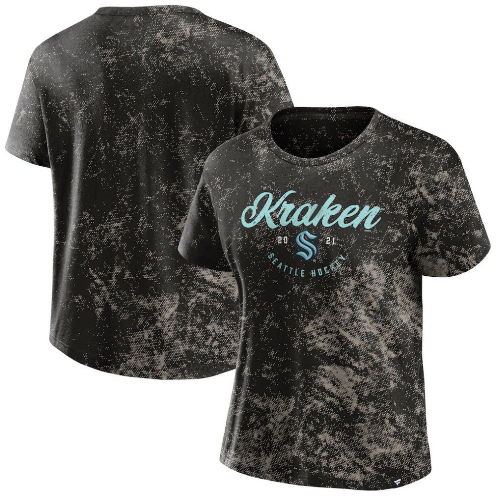 Seattle Kraken Fanatics Women's Breakaway T-Shirt - Black - NHL