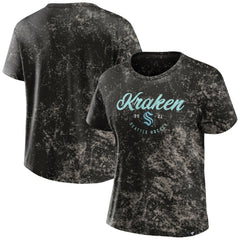 Seattle Kraken Fanatics Women's Breakaway T-Shirt - Black - NHL