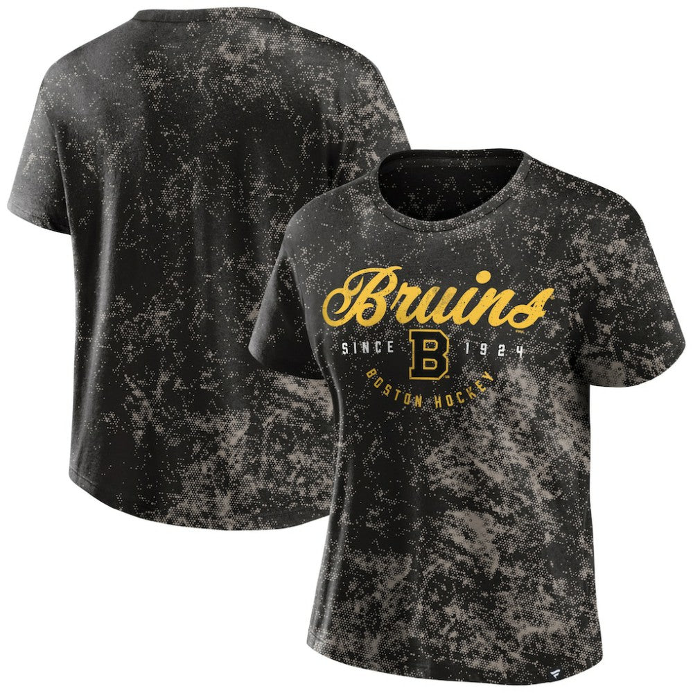 Boston Bruins Fanatics Women's Breakaway T-Shirt - Black - NHL
