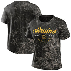Boston Bruins Fanatics Women's Breakaway T-Shirt - Black - NHL