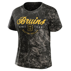 Boston Bruins Fanatics Women's Breakaway T-Shirt - Black - NHL