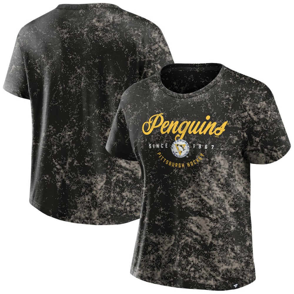 Pittsburgh Penguins Fanatics Women's Breakaway T-Shirt - Black - NHL