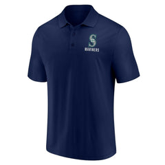 Seattle Mariners Fanatics Two-Pack Logo Lockup Polo Set - MLB