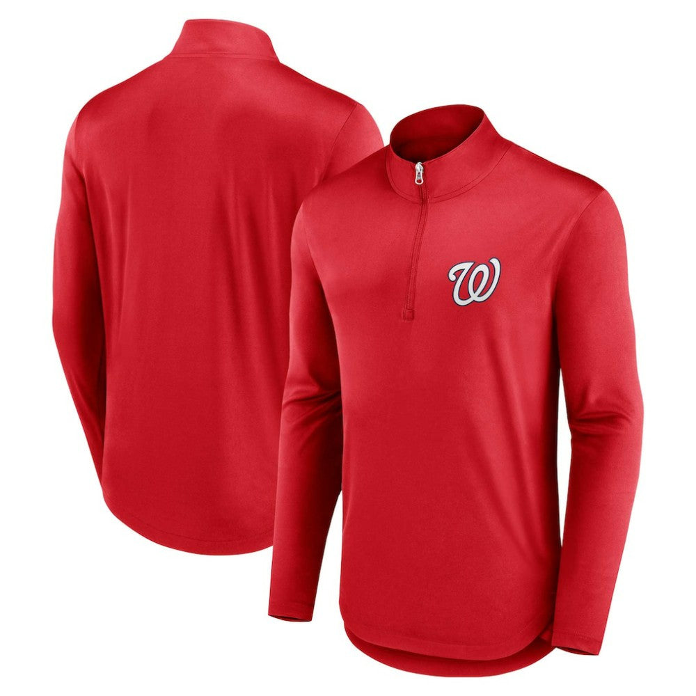 Washington Nationals Fanatics Quarterback Quarter-Zip Top - MLB
