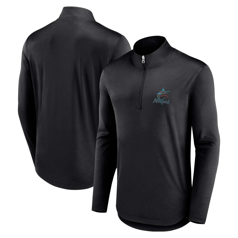 Miami Marlins Fanatics Quarterback Quarter-Zip Top - MLB