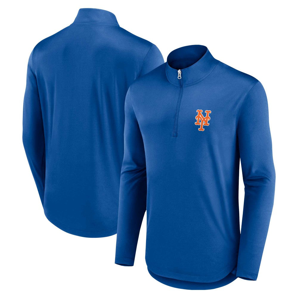 New York Mets Fanatics Quarterback Quarter-Zip Top - MLB