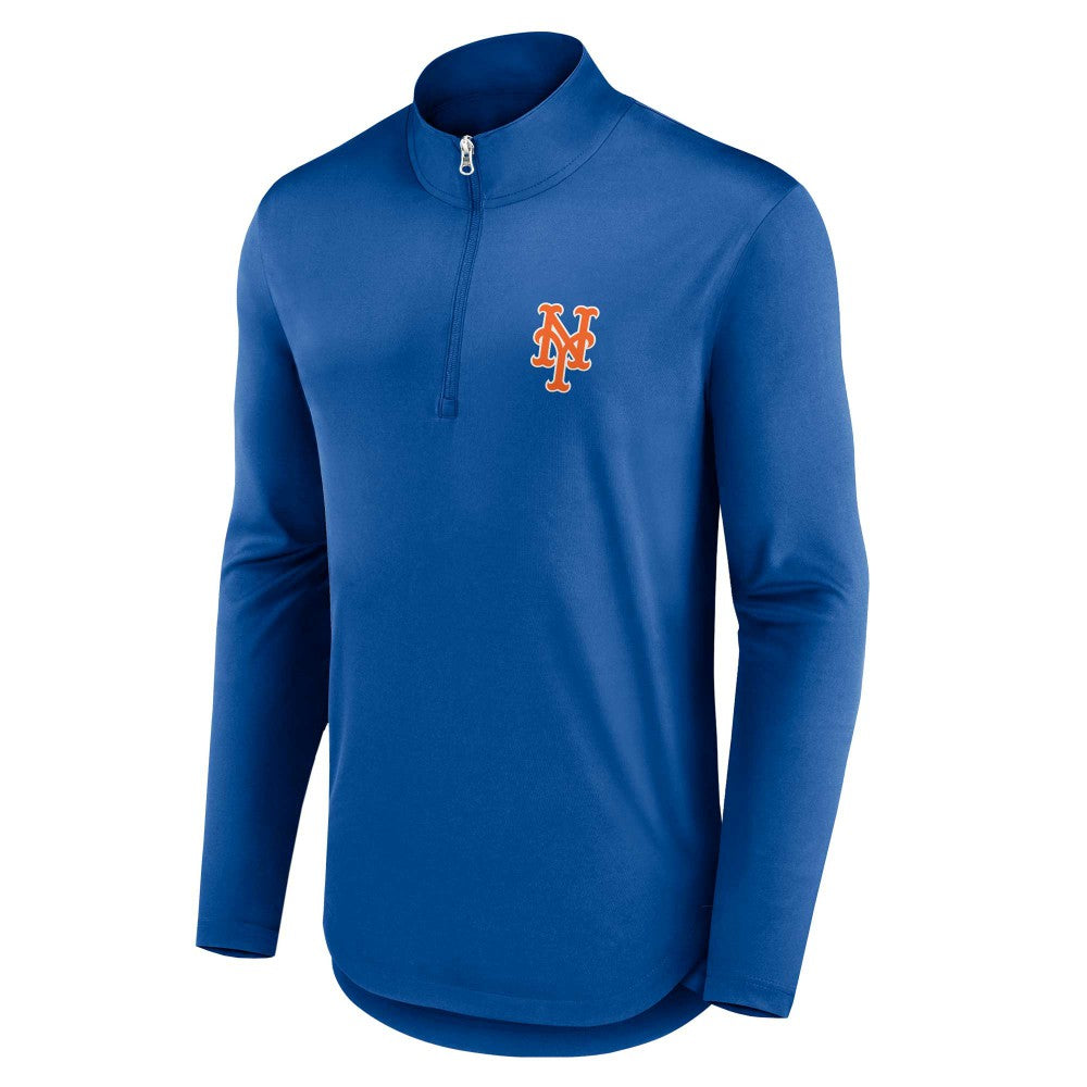 New York Mets Fanatics Quarterback Quarter-Zip Top - MLB