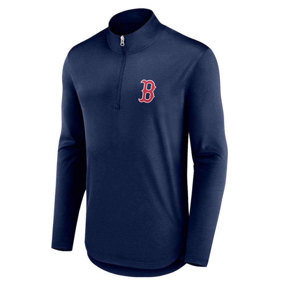 Boston Red Sox Fanatics Quarterback Quarter-Zip Top - MLB