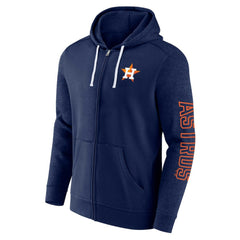 Houston Astros Fanatics Offensive Line Up Lightweight Full-Zip Hoodie - MLB
