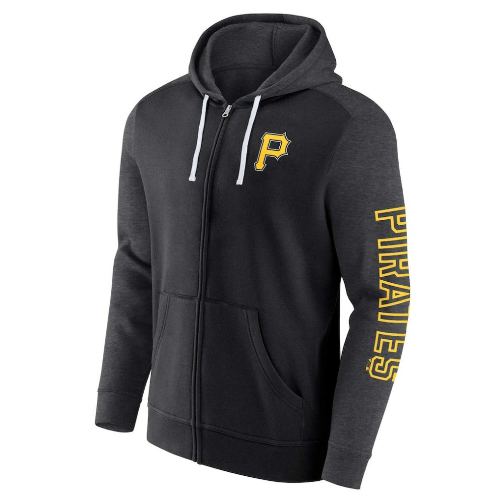 Pittsburgh Pirates Fanatics Offensive Line Up Lightweight Full-Zip Hoodie - MLB
